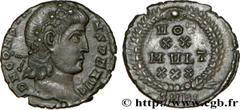 CONSTANS(25/12/335-18/01/350)Flavius Julius ConstansAuguste(9/09/337-18/01-350) Centenionalis ou nummus, (PB, ئ 4) N° v32_0690    Date : 347-348 Nom de l'atelier : Hellespont, Cyzique Métal : cuivre D