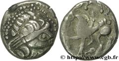 CELTES DU DANUBE - HONGRIE(IIe - Ier siècles avant J.-C.) Tétradrachme, “type de Kapostal” N° v32_0966    Date : c. IIe-Ier siècles AC. Métal : argent Diamètre : 23,1mm Axe des coins : 10h. Poids : 12