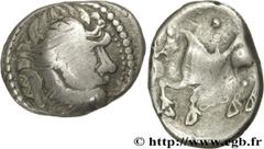 CELTES DU DANUBE - HONGRIE(IIe - Ier siècles avant J.-C.) Tétradrachme, “type de Kapostal” N° v32_0967    Date : c. IIe-Ier siècles AC. Métal : argent Diamètre : 25,50mm Axe des coins : 9h. Poids : 12