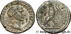 Provincial Coins TRAJANUS Type : Tétradrachme syro-phénicien  Date : an 15  Mint name / Town : Tyr, Phénicie  Metal : silver  Diameter : 24  mm Orientation dies : 6  h. Weight : 14,35  g. Obverse desc