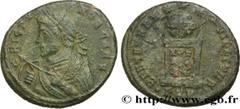 Roman coins CRISPUS Type : Centenionalis ou nummus  Date : 2e - 3e trimestres  Date : 321  Mint name / Town : Trèves  Metal : copper  Diameter : 17,50  mm Orientation dies : 6  h. Weight : 3,22  g. Ra