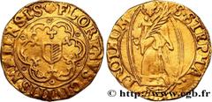 Feudal coins LORRAINE - CITY OF METZ Type : Florin d'or  Date : (1563-1619/20)  Date : n.d.  Mint name / Town : Metz  Metal : gold  Diameter : 21,5  mm Orientation dies : 7  h. Weight : 3,24  g. Rarit