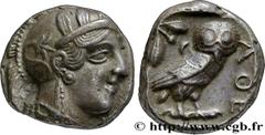 Greek Coins ATTICA - ATHENS Type : Tétradrachme  Date : c. 430 AC.  Mint name / Town : Athènes  Metal : silver  Diameter : 25  mm Orientation dies : 9  h. Weight : 16,66  g. Obverse legend : Anépigrap
