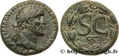 Provincial Coins ANTONINUS PIUS Type : As  Date : c. 145-161  Mint name / Town : Antioche, Syrie, Séleucie et Piérie  Metal : copper  Diameter : 24  mm Orientation dies : 12  h. Weight : 14,52  g. Rar