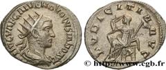 Roman coins VOLUSIAN Type : Antoninien  Date : fin 252 - mi-253  Mint name / Town : Antioche  Metal : billon  Millesimal fineness : 350  ‰ Diameter : 20  mm Orientation dies : 12  h. Weight : 3,25  g.