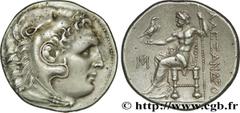 IONIE - MILET(300-250 avant J.-C.)Monnayage civique au nom et au type d'Alexandre III Tétradrachme N° v34_0202    Date : c. 295-275 AC Nom de l'atelier : Milet Métal : argent Diamètre : 28mm Axe des c