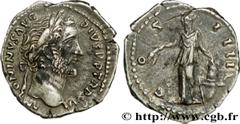 ANTONIN LE PIEUX(25/02/138-7/03/161)Titus Aurelius Fulvus Boionius Arrius AntoninusAuguste(10/07/138-7/03/161) Denier N° v34_0507    Date : 152-153 Nom de l'atelier : Rome Métal : argent Diamètre : 19