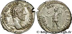 COMMODE(166-31/12/192)Lucius Aurelius CommodusAuguste(17/03/180-31/12/192) Denier N° v34_0558    Date : 182 Nom de l'atelier : Rome Métal : argent Diamètre : 18,5mm Axe des coins : 12h. Poids : 3,36g.