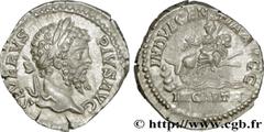 SEPTIME SEVERE(13/04/193-4/02/211)Lucius Septimius Severus Denier N° v34_0569    Date : 204 Nom de l'atelier : Rome Métal : argent Diamètre : 18,5mm Axe des coins : 6h. Poids : 3,06g. Degré de rareté 