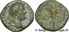 SEPTIME SEVERE(13/04/193-4/02/211)Lucius Septimius Severus Dupondius N° v34_0572    Date : 195 Nom de l'atelier : Rome Métal : argent Diamètre : 23mm Axe des coins : 6h. Poids : 12,25g. Degré de raret