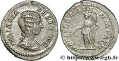 JULIA DOMNA(+217) Julia DomnaAugusta(194-217) Denier N° v34_0583    Date : 211 Nom de l'atelier : Rome Métal : argent Diamètre : 20,5mm Axe des coins : 12h. Poids : 3,11g. Degré de rareté : R1 Etat de