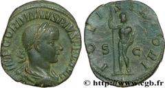 GORDIEN III(02-03/238-03/244)Marcus Antonius GordianusAuguste(05/238-03/244) Sesterce N° v34_0666    Date : 241-243 Nom de l'atelier : Rome Métal : bronze Diamètre : 30,50mm Axe des coins : 6h. Poids 