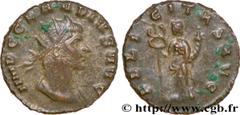 CLAUDE II LE GOTHIQUE(09/268-06-08/270)Marcus Aurelius Claudius Antoninien N° v34_0729    Date : 268-269 Nom de l'atelier : Rome Métal : billon Diamètre : 19,5mm Axe des coins : 6h. Poids : 4,00g. Eta