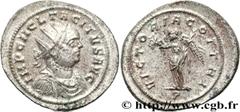 TACITE(11-12/275-06/276)Marcus Claudius Tacitus Aurelianus N° v34_0787    Date : 276 Nom de l'atelier : Italie, Ticinum Métal : billon Diamètre : 23,5mm Axe des coins : 6h. Poids : 4,12g. Degré de rar