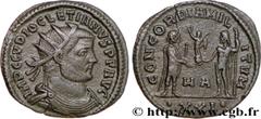 DIOCLETIEN(20/11/284-1/05/305)Caius Aurelius Valerius DiocletianusAuguste (20/11/284-1/05/305) Aurelianus ? ou antoninien N° v34_0833    Date : 294 Nom de l'atelier : Europe, Héraclée Métal : billon D