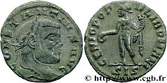 CONSTANCE Ier CHLORE(1/03/293-25/07/306)Flavius Valerius ConstantiusAuguste(1/05/305-25/07/306) Quart de follis ou quart de nummus N° v34_0864    Date : 305 Nom de l'atelier : Savie, Siscia Métal : cu