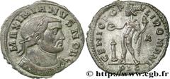 GALERE(1/03/293-5/05/311)Galerius Valerius MaximianusCésar(1/03/293-1/05/305) Follis ou nummus N° v34_0869    Date : 300 - mi 304 Nom de l'atelier : Lyonnaise, Lyon Métal : cuivre Diamètre : 26,5mm Ax