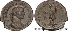 GALERE(1/03/293-5/05/311)Galerius Valerius MaximianusCésar(1/03/293-1/05/305) Follis ou nummus N° v34_0871    Date : 297 Nom de l'atelier : Lyonnaise, Lyon Métal : cuivre Diamètre : 28mm Axe des coins
