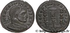 MAXIMIN II DAIA(1/05/305-04/313)Caius Galerius Valerius MaximinusAuguste(310-04/313) Follis ou nummus N° v34_0887    Date : 312-313 Nom de l'atelier : Rome Métal : cuivre Diamètre : 21,5mm Axe des coi