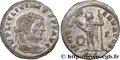LICINIUS Ier(11/08/308-09/324)Valerius Licinianus Licinius Follis ou nummus N° v34_0899    Date : 312 Nom de l'atelier : Savie, Siscia Métal : cuivre Diamètre : 24,5mm Axe des coins : 6h. Poids : 4,68