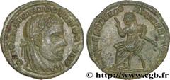 MAXIMIEN HERCULE(+310)Restitution par Constantin Ier Demi-follis ou demi-nummus N° v34_0909    Date : 317-318 Nom de l'atelier : Savie, Siscia Métal : cuivre Diamètre : 15,5mm Axe des coins : 12h. Poi