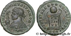 CONSTANTIN II(1/03/317-04/340)Flavius Claudius Julius ConstantinusCésar(1/03/317-9/09/337) Centenionalis ou nummus N° v34_1000    Date : 322 Nom de l'atelier : Belgique, Trèves Métal : cuivre Diamètre