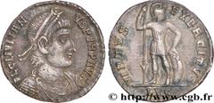 JULIEN II LE PHILOSOPHE(6/11/355-26/06/363)Flavius Claudius JulianusAuguste(02/360-26/06/363) Miliarense léger N° v34_1049    Date : 360-361 Nom de l'atelier : Lyonnaise, Lyon Métal : argent Diamètre 