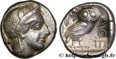Greek Coins ATTICA - ATHENS Type : Tétradrachme  Date : c. 430 AC.  Mint name / Town : Athènes  Metal : silver  Diameter : 24  mm Orientation dies : 4  h. Weight : 17,18  g. Obverse legend : Anépigrap