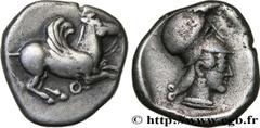 Greek Coins CORINTHIA - CORINTH Type : Statère  Date : c. 450-415 AC.  Mint name / Town : Corinthe, Corinthie  Metal : silver  Diameter : 19,5  mm Orientation dies : 9  h. Weight : 8,29  g. Rarity : R