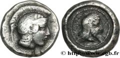 Greek Coins LYCIA - SATRAPS OF LYCIA - ANONYMOUS Type : Statère  Date : c. 430-410 AC  Mint name / Town : Atelier incertain  Metal : silver  Diameter : 19  mm Orientation dies : 12  h. Weight : 8,19  