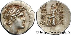 Greek Coins SYRIA - SELEUKID KINGDOM - ALEXANDER I BALAS Type : Drachme  Date : 151-149 AC.  Mint name / Town : Antioche, Syrie  Metal : silver  Diameter : 18,5  mm Orientation dies : 12  h. Weight : 