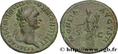 Roman coins DOMITIANUS Type : As  Date : 92 - 94  Mint name / Town : Rome  Metal : copper  Diameter : 26,50  mm Orientation dies : 6  h. Weight : 10,99  g. Obverse legend : IMP CAES DOMITIAN AVG GERM 