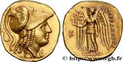 Greek Coins MACEDONIA - MACEDONIAN KINGDOM - ALEXANDER III THE GREAT Type : Statère d'or  Date : c. 324-323 AC.  Mint name / Town : Sidon  Metal : gold  Diameter : 17,5  mm Orientation dies : 12  h. W