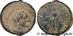 Roman coins VESPASIAN Type : As  Date : 70  Mint name / Town : Tarragone  Metal : copper  Diameter : 27,5  mm Orientation dies : 6  h. Weight : 14,72  g. Rarity : R2  Obverse legend : IMP CAESAR VESPA