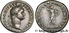 Roman coins DOMITIANUS Type : Denier  Date : 11-19 décembre  Date : 88  Mint name / Town : Rome  Metal : silver  Millesimal fineness : 900  ‰ Diameter : 19  mm Orientation dies : 6  h. Weight : 3,33  