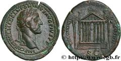 Roman coins ANTONINUS PIUS Type : Sesterce  Date : 151-152  Mint name / Town : Rome  Metal : copper  Diameter : 38  mm Orientation dies : 6  h. Weight : 29,52  g. Rarity : R2  Obverse legend : IMP CAE