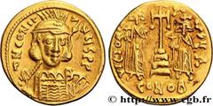 Byzantine coins CONSTANTINE IV, HERACLIUS and TIBERIUS Type : Solidus  Date : 669  Mint name / Town : Constantinople  Metal : gold  Millesimal fineness : 1000  ‰ Diameter : 19,5  mm Orientation dies :