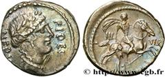 Roman coins LICINIA Type : Denier  Date : 47 AC.  Mint name / Town : Rome  Metal : silver  Millesimal fineness : 950  ‰ Diameter : 17,5  mm Orientation dies : 11  h. Weight : 3,82  g. Rarity : R1  Obv