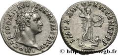 Roman coins DOMITIANUS Type : Denier  Date : 92-93  Mint name / Town : Rome  Metal : silver  Millesimal fineness : 900  ‰ Diameter : 19  mm Orientation dies : 6  h. Weight : 3,47  g. Obverse legend : 