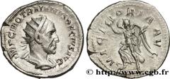 Roman coins TRAJAN DECIUS Type : Antoninien  Date : 249-250  Mint name / Town : Rome  Metal : billon  Millesimal fineness : 400  ‰ Diameter : 22,5  mm Orientation dies : 6  h. Weight : 4,53  g. Offici