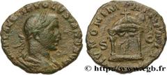 Roman coins VOLUSIAN Type : Sesterce  Date : fin 251 - mi 252  Mint name / Town : Rome  Metal : copper  Diameter : 26  mm Orientation dies : 1  h. Weight : 12,77  g. Rarity : R2  Officine : 5e  Obvers