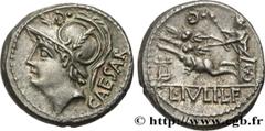 Roman coins JULIA Type : Denier  Date : 103 AC.  Mint name / Town : Rome  Metal : silver  Millesimal fineness : 950  ‰ Diameter : 17,5  mm Orientation dies : 10  h. Weight : 3,97  g. Rarity : R1  Obve