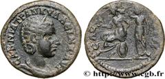Provincial Coins TRANQUILLINA Type : Tetrassaria  Date : c. 241-244  Mint name / Town : Edessa, Mésopotamie  Metal : copper  Diameter : 23,5  mm Orientation dies : 7  h. Weight : 7,94  g. Rarity : R2 