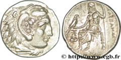 ROYAUME DE MACEDOINE - ALEXANDRE III LE GRAND(336-323 avant J.-C.)Monnayage au nom et au type d'Alexandre III le Grand Drachme N° v36_0095    Date : c. 328-323 AC. Nom de l'atelier : Troade, Abydos Mé