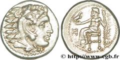 ROYAUME DE MACEDOINE - ALEXANDRE III LE GRAND(336-323 avant J.-C.)Monnayage au nom et au type d'Alexandre III le Grand Drachme N° v36_0096    Date : c. 325-323 AC. Nom de l'atelier : Ionie, Milet Méta