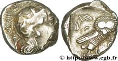 ATTIQUE - ATHENES(393-323 avant J.-C.) Tétradrachme N° v36_0140    Date : c. 350 AC. Nom de l'atelier : Athènes Métal : argent Diamètre : 24mm Axe des coins : 9h. Poids : 17,23g. Etat de conservation 