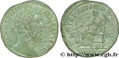 COMMODE(166-31/12/192)Lucius Aurelius CommodusAuguste(17/03/180-31/12/192) Sesterce, (GB, ئ 31) N° v36_0500    Date : 188 Nom de l'atelier : Rome Métal : bronze Diamètre : 30,5mm Axe des coins : 2h. P