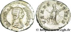 PLAUTILLE(+211)Publia Fulvia PlautillaAugusta(202-205) Denier N° v36_0532    Date : 204 Nom de l'atelier : Rome Métal : argent Diamètre : 19mm Axe des coins : 12h. Poids : 2,68g. Degré de rareté : R1 