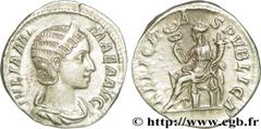 JULIA MAMEE(+235)Julia MamaeaFille de Julia Mوsa, mère d'Alexandre Sévère - Augusta(221-235) Denier N° v36_0570    Date : 228 Nom de l'atelier : Rome Métal : argent Diamètre : 19mm Axe des coins : 6h.