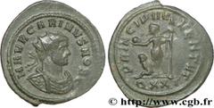 CARIN(10/282-09/285)Marcus Aurelius CarinusCésar(10/282-03/283) Aurelianus N° v36_0742    Date : 282 Nom de l'atelier : Italie, Ticinum Métal : billon Diamètre : 25,5mm Axe des coins : 6h. Poids : 3,2